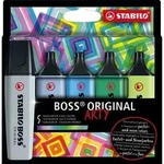 STABILO BOSS ORIGINAL ARTY k&uuml;hle Farben, 5er Kartonetui