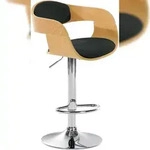 CLP Barhocker Kingston Kunstleder natura/schwarz