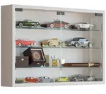 VCM Wandvitrine Mandosa Wei&szlig; H. 40 x B. 60 x T. 10 cm