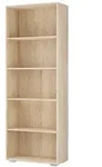 Spielwerk CASARIA&reg; B&uuml;cherregal Holz Eiche 5 F&auml;cher 190x60x28cm B&uuml;roregal