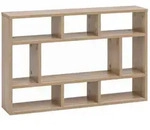 WOHNLING Wandregal WL5.809 Sonoma H&auml;ngeregal Wandboard Holz B&uuml;cherregal Klein