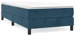 vidaXL Boxspringbettgestell Dunkelblau 90x200 cm Samt