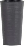 SIENA GARDEN Locon Pflanzgef&auml;&szlig; Locon, graphit Rillenoptik, &Oslash;25x46,5 cm