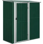 vidaXL Gartenhaus Gr&uuml;n 180,5x97x209,5 cm Verzinkter Stahl