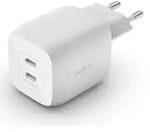 Belkin 45W Dual USB-C GaN Ladeger&auml;t Power Deliver, PPS, white