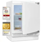 Exquisit Unterbau Vollraumk&uuml;hlschrank UKS140-V-FE-010E | Nutzinhalt: 138 L | Alarm 