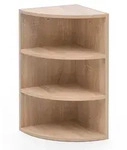 WOHNLING Eckregal Sonoma WL5.842 30x60x30cm Wandregal Holz-Regal H&auml;ngeregal Hoch