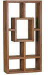 WOHNLING Design Massives B&uuml;cherregal MUMBAI Sheesham 180 x 90 x 35 cm Massivholz,
