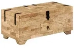 vidaXL Couchtisch Massivholz Mango 80x40x35 cm