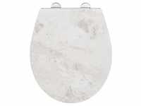 WENKO Premium WC-Sitz White Marble mit Relief