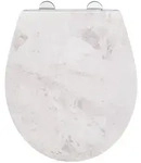 WENKO Premium WC-Sitz Mod. White Marble mit Relief