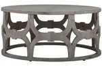 WOMO-DESIGN Couchtisch Asmara &Oslash;100&times;45 cm, Natur, Mangoholz, handgefertigt,...