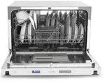 Klarstein Havasia Flow UV 6 Secret Einbau-Geschirrsp&uuml;ler UV-Licht 6 Programme Zeder