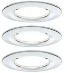 Paulmann LED Einbauleuchte 3-Step-Dim Nova Basisset starr IP44 rund 78mm GU10...