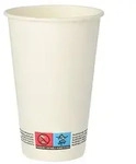 Starpak 50 Trinkbecher, Pappe "To Go" 0,3 l &Oslash; 8 cm &middot; 11,7 cm weiss