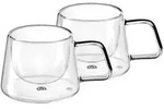 GR&Auml;WE Doppelwandige-Thermogl&auml;ser mit Griff, 200ml, 2er Set, gerades Design