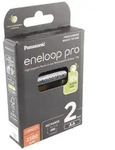 Panasonic eneloop pro, vorgeladen, Retail Blister 2-Pack BK-3HCDE/2BE Akku NiMH,