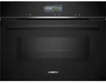 Siemens CM776GKB1 Einbau-Kompaktbackofen Mit Mikrowellenfunktion: iQ700 & DampfPlus