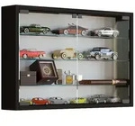 VCM Wandvitrine Mandosa Schwarz H. 40 x B. 60 x T. 10 cm