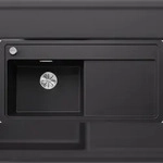 BLANCO GmbH + Co KG BLANCO ZENAR XL 6 S-F Sp&uuml;le, Becken schwarz, fl&auml;chenb&uuml;ndig ab
