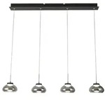 Arabella - Fabas Luce 4-flammige Pendelleuchte - 32W LED - Ger&auml;uchertes modernes