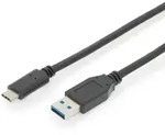 DIGITUS ASSMANN USB Anschlusskabel, Gen2, Type-C - A 1m St/St