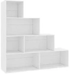 vidaXL B&uuml;cherregal/Raumteiler Wei&szlig; 155x24x160 cm Holzwerkstoff