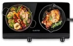 Klarstein Cookbuddy Doppel-Kochfeld 2400W 5 Leistungsstufen Glaskeramik Schwarz