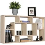 Wohnling Wandregal ALEX sonoma MDF-Holz H&auml;ngeregal Wandboard offen Holzregal