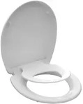 Sch&uuml;tte WC Sitz FAMILY WHITE, Duroplast Toilettendeckel mit Absenkautomatik und
