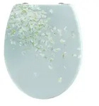 Sch&uuml;tte Duroplast WC Sitz FLOWER IN THE WIND, mit Absenkautomatik,Toilettensitz,