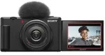 Sony ZV-1F Vlog-Kamera Schwarz 4K Zoom | Nachhaltig