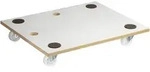 WAGNER Transporthilfe EXTREME - 52 x 47,5 x 10 cm, Melamin, Antirutsch-Pads, Rollen