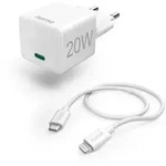 Hama Schnellladeger&auml;t 20W mit Lightning Kabel f&uuml;r Apple