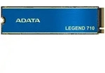 ADATA LEGEND 710 256 GB, SSD blau/gold, PCIe 3.0 x4, NVMe 1.4, M.2 2280