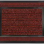 KARAT Schmutzfangmatte "Dura" - T&uuml;rmatte f&uuml;r Innen & Au&szlig;en / 100 x 120 cm (Rot)