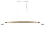 Fabas Luce Ribot Pendelleuchte aus Metall und Eichenholz, 26 W 3000 K LED, 2945 lm