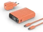 RealPower PB-10000 - 10000 mAh - Lithium Polymer (LiPo) - 22,5 W - Orange