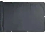 vidaXL Balkonsichtschutz Oxfordgewebe 75x600 cm Anthrazit