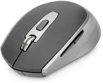 Maus Digitus Kabellose Optische Maus, 6 Tasten 1600Dpi Schwarz/Grau