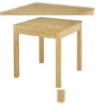 Erst-Holz Tisch Esstisch Massivholztisch K&uuml;chentisch Kiefer Massiv glatte Beine