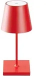 SIGOR Akku-Tischleuchte Mini 250 mm rot