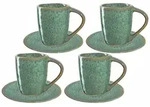 Leonardo MATERA Espresso Set gr&uuml;n 8-teilig
