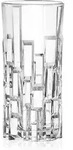 RCR Satz von 6 Gl&auml;sern Etna High-ball aus Klangglas Transparent 34cl