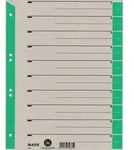 Leitz Trennblatt 16523055 DIN A4 Karton Tab gr&uuml;n 25 St./Pack.