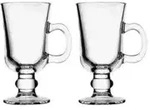 Pasabahce Irish Coffee Henkelbecher 2er Set Kaffetassen Kulplu Bardak 230ml 55141