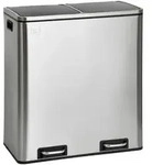 SVITA TM2X30 Treteimer 60 Liter Abfalleimer M&uuml;lleimer Design M&uuml;lltrennung
