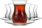Pasabahce Timeless Teeset 155 ml (5 3/4 oz) - 12-teiliges Set mit Untertassen