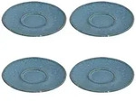 Leonardo MATERA Espressountertasse 11 cm blau 4er Set