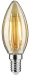 Paulmann LED Kerze FilamentE14 24V 140lm 2W 1900K dimmbar Gold 330028740
